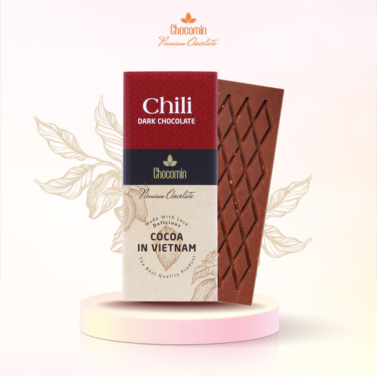 Chili Dark Chocolate Bar