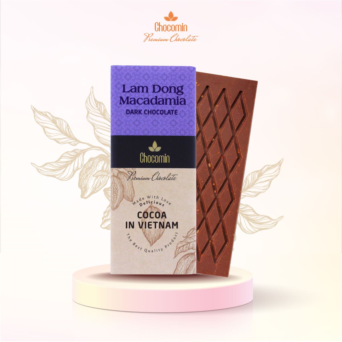 Lam Dong Macadamia Dark Chocolate